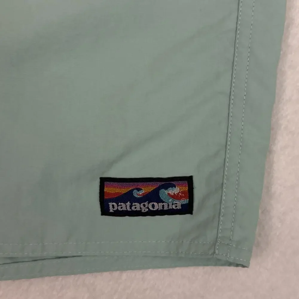 Patagonia Wavefarer Boardshorts Mens 34 Skiff Blue Nylon Surf Swim Shorts